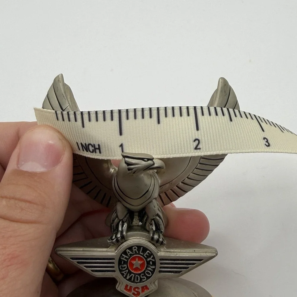 Harley Davidson Franklin Mint Pocket Watch Stand / Paperweight Eagle 3.5 inches